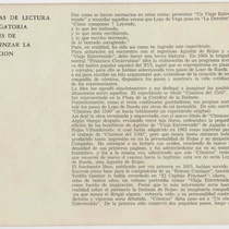 Program for the production, "Un viaje entretenido (Teatro Musical de La Habana)