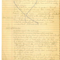 M. I. Fornés handwritten notes on films