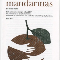 Program for the theatrical production, El tiempo de las mandarinas