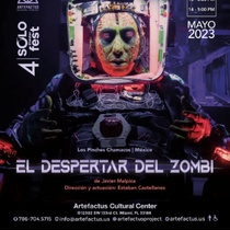 Program for the theatrical production, El despertar del zombi