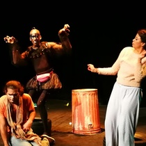 Photographs for the theatrical production, Cuento de espejo