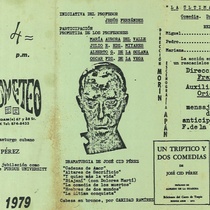 Program for the production, "La última conquista" (New York, 1979)