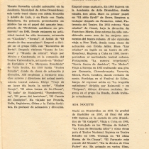 Program for the theatrical production, La noche de los asesinos