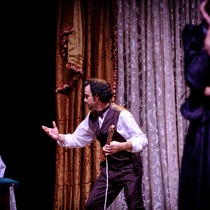 Photograph of a Rehearsal, "El cuarto de al lado"