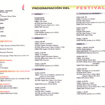 Festival del Monólogo de Cienfuegos I, Cienfuegos, February 7 - 12, 2003