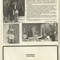 Souvenir Program, Teatro Las Máscaras (1976)