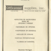 Souvenir Program, Teatro Las Máscaras (1976)