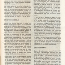 Information leaflet, "Teatro Universitario: Apuntar a lo alto"