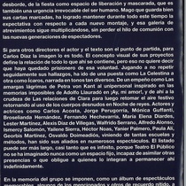 Booklet for the exhibit, Huella de transgresiones