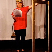 Photographs of the staged reading, El príncipe y el mar