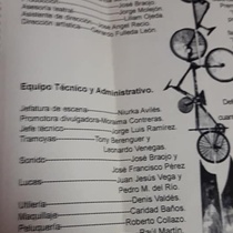 Program for the theatrical production, El concierto (La Habana, 2004)