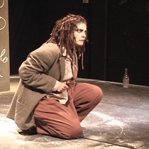 Photographs of the theatrical production, El enano en la botella