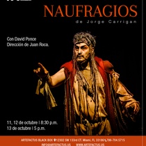 Poster for the theatrical production, Naufragios