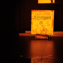 Photograph of the production, "Rapsodia para el mulo"