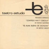 Program for the production, "Risotadas ante el patíbulo"