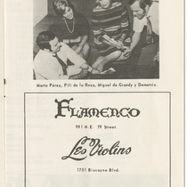 Program for the production, "Las Leandras" (The Leandras)