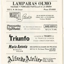 Program for the production, "Festival Federico Moreno Torroba"