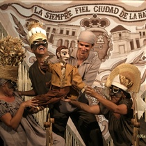 Photograph of the production, "La Virgencita de Bronce"