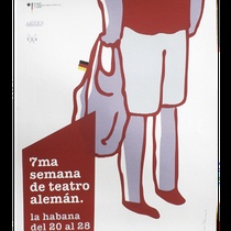 Poster for Festival, "7ma. Semana de Teatro Alemán"