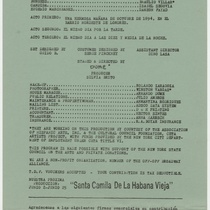 Program for the theatrical production, Candida