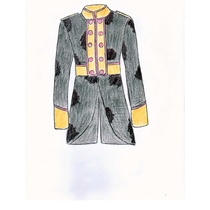 Costume designs for the theatrical production, El banquete infinito