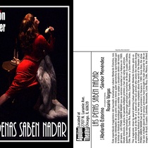 Postcard for the production, "Las penas saben nadar"