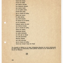 Typescript for the production, "Caído se le ha un clavel"