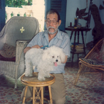 Abelardo Estorino and perrito