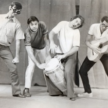 Photograph of Rubén Rabasa, Iván Acosta, Orestes Matachena, Reimundo Hidalgo Gato