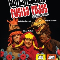 Poster for the production, "Yo la llamo Rusita Rojas"