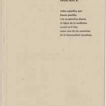 Program for the production, "La última carta de la baraja" (Teatro Estudio)