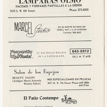 Program for the production, "El sonido de la música"