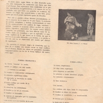 Program for the thetarical production, El alma buena de Se-Chuan