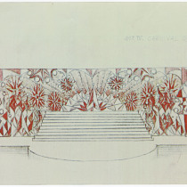 Set design for the production, "Latin Fire"