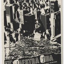 Program for the production, "Maestra Vida" (Teatro Musical de La Habana)