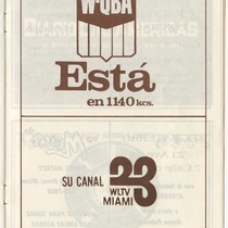 Program for the theatrical production, Santa Camila de la Habana Vieja