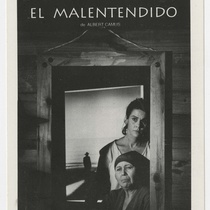 Postcard for the production, "El malentendido"