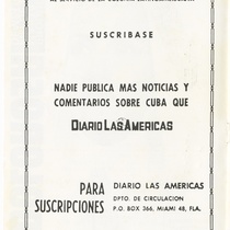 Program for the production, "La dolorosa"