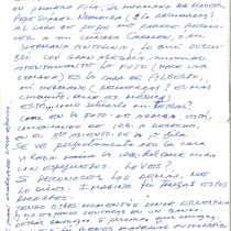 Letter from Myriam Acevedo to Francisco Morín