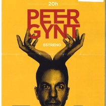 Program for the theatridal production, Peer Gynt (Madrid)