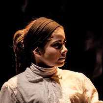 Photographs of rehearsal for the theatrical production, Neva