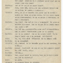 Typescript for the play, "Ella, él…y el otro"