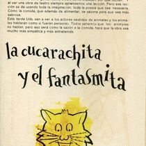 Program for the production, "Díptico: La cucarachita Martina / Pompín, el fantasmita"