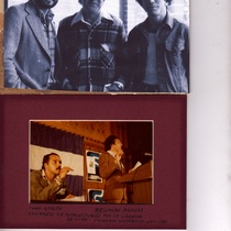 Photograph of Iván Acosta, Eduardo Manet, and Reinaldo Arenas