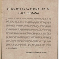 Program for the production, "Marea de otoño"