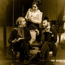 Photographs of the production, "La noche de las tríbadas"