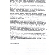 Program for the theatrical production, Yo vengo a ofrecer mi corazón