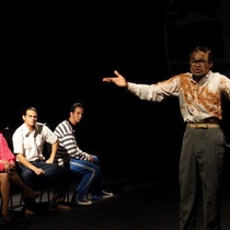 Photographs of the theatrical production, Huevos (41-60)