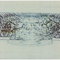 Set design for the production, "Latin Fire"