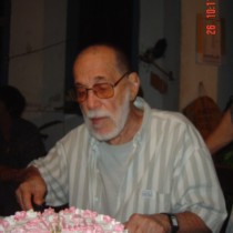 Abelardo Estorino in his birthday party, 2004